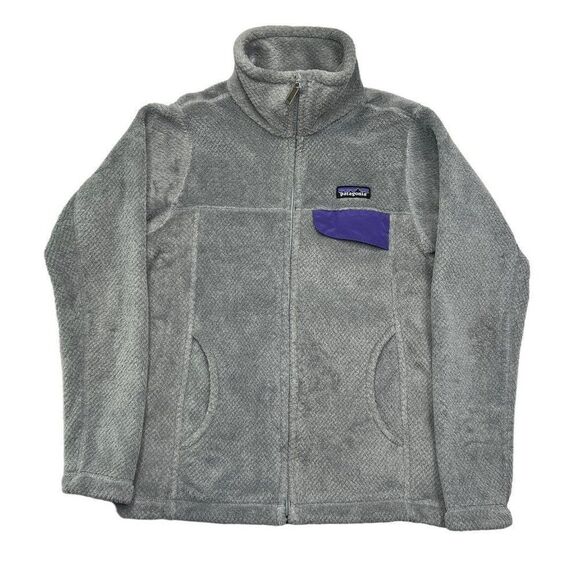 Patagnia Re-Tool Jacket Women's Size Small Grey Fleece Full Zip Athletic Outdoor - Picture 1 of 10